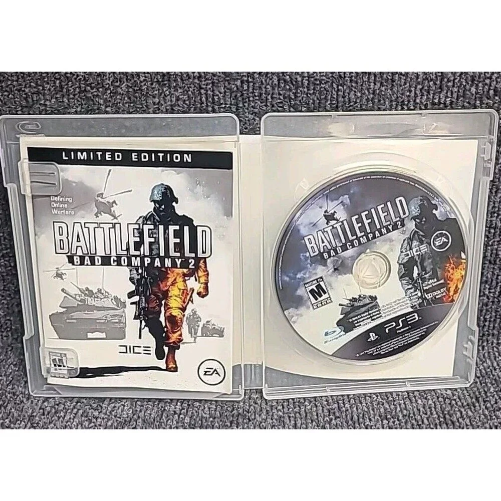 PS3 Battlefield: Bad Company 2 (Sony PlayStation 3, 2010) Tested